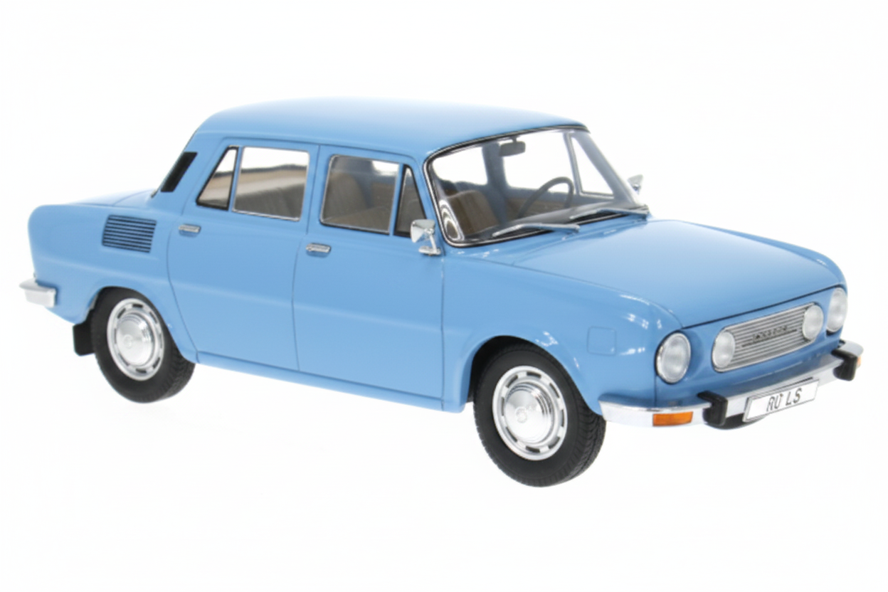 Skoda 100, hellblau, 1969