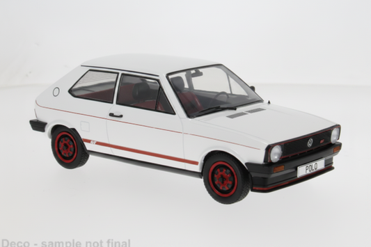 VW Polo I GT, weiss/rot, 1979