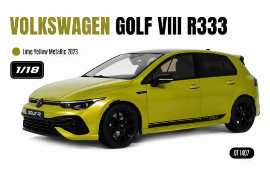 VOLKSWAGEN GOLF VIII R333 Ltd Edition Lime Yellow Metallic 2023