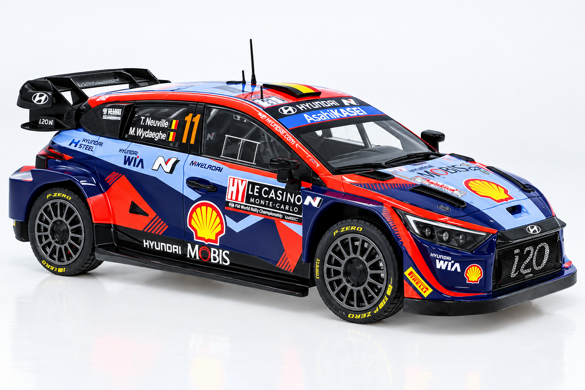 Hyundai i20 N, No.11, WRC1, Rally Monte Carlo , T.Neuville/M.Wydaeghe, 2023