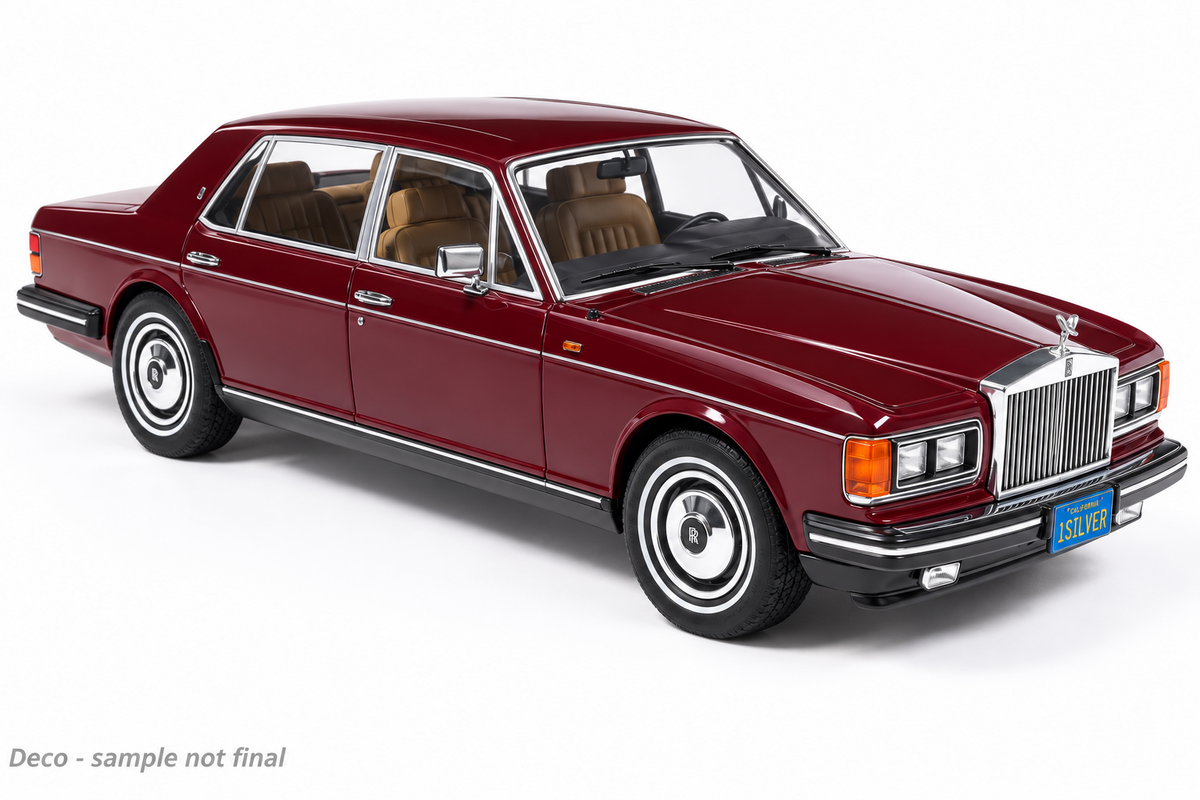 Rolls Royce Silver Spur, dunkelrot, 1980