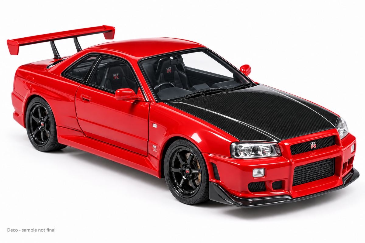 Nissan Skyline GT-R (R34), rot, 2002