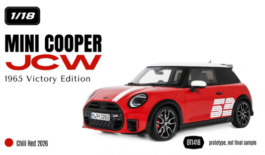 Mini Cooper JCW 1965 Victory Edition Chili Red 2026