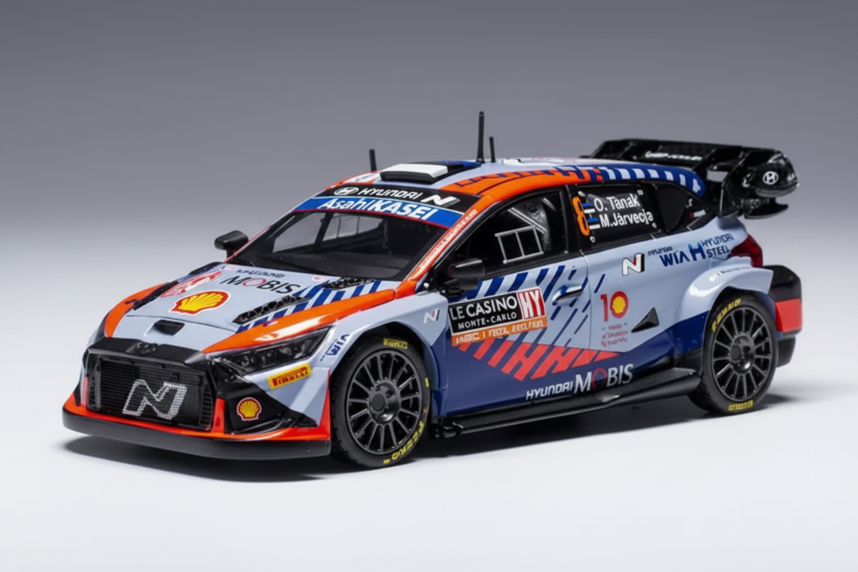 Hyundai i20 Rally1 #8 O.Tanak M.Jarveoja Monte Carlo 2024