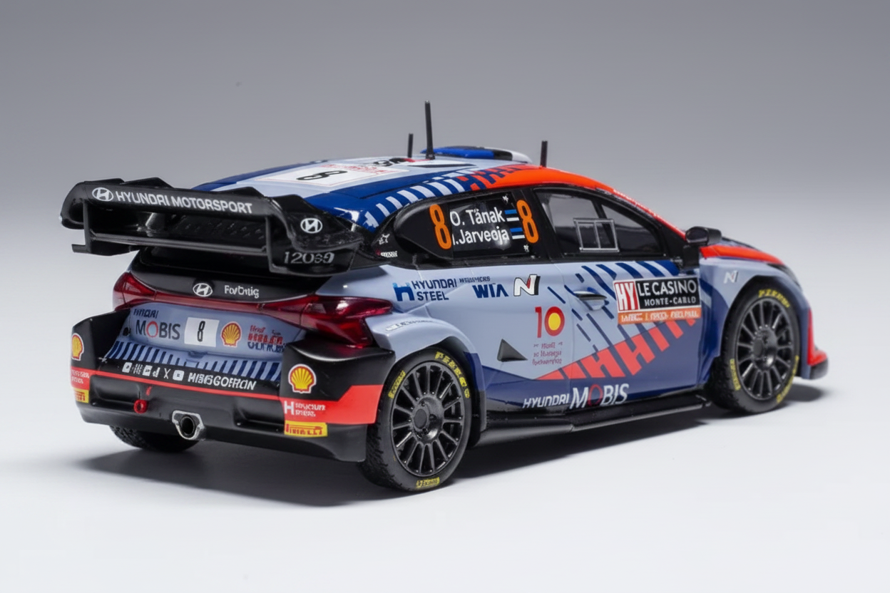 Hyundai i20 Rally1 #8 O.Tanak M.Jarveoja Monte Carlo 2024