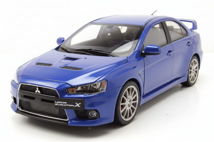 Mitsubishi Lancer Evolution X, blue metallic