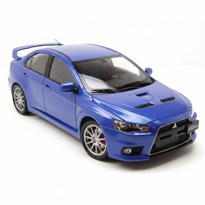 Mitsubishi Lancer Evolution X, blue metallic
