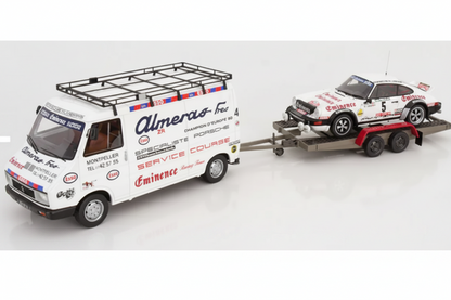 RALLYE PACK Citroën C35 + Porsche 911 SC GR.4 #5 THERIER Rallye de Portugal 1981 + Trailer
