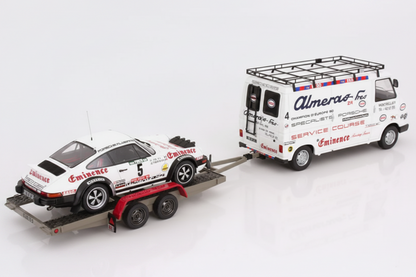RALLYE PACK Citroën C35 + Porsche 911 SC GR.4 #5 THERIER Rallye de Portugal 1981 + Trailer