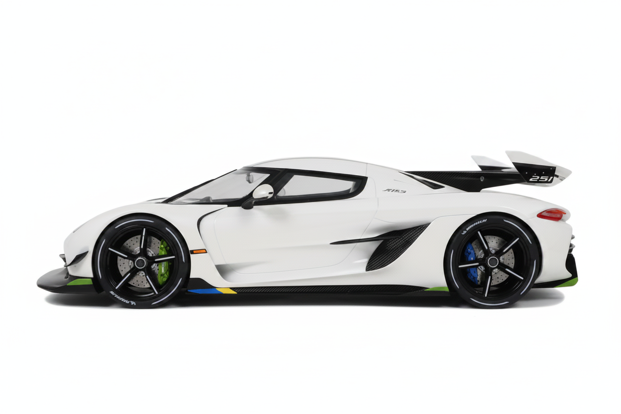 KOENIGSEGG JESKO CRYSTAL WHITE 2019