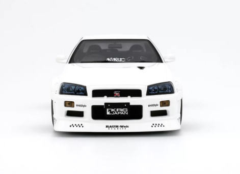 Nissan Skyline GT-R R34 KRC Body Kit Pearl White QX1 2019