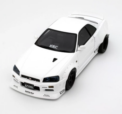 Nissan Skyline GT-R R34 KRC Body Kit Pearl White QX1 2019