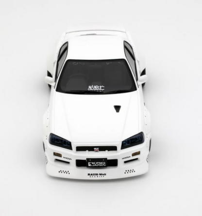 Nissan Skyline GT-R R34 KRC Body Kit Pearl White QX1 2019