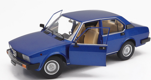 ALFA ROMEO - ALFETTA BERLINA 2000L 1978 - CERCHI MILLERIGHE WHEELS - BLUE PERVINCA MET 349
