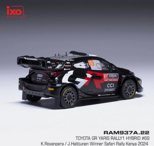 Toyota Yaris Rally 1, WRC, Safari Rallye Kenia, 2024, #69 K.Rovanperä/J.Halttunen