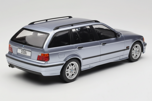 BMW 3er (E36) Touring, silberblau metallic, 1995
