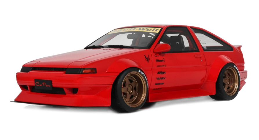 Toyota AE86 Sprinter Trueno Widebody Ferrari Rosso Corsa 1986