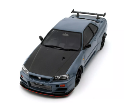 Nissan Skyline GT-R (BNR34) with Body Kit Stealth Grey 2025