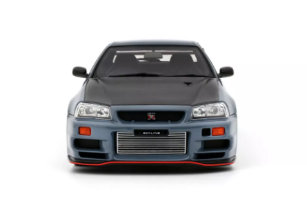 Nissan Skyline GT-R (BNR34) with Body Kit Stealth Grey 2025