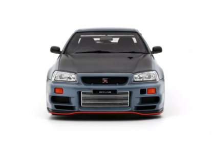 Nissan Skyline GT-R (BNR34) with Body Kit Stealth Grey 2025