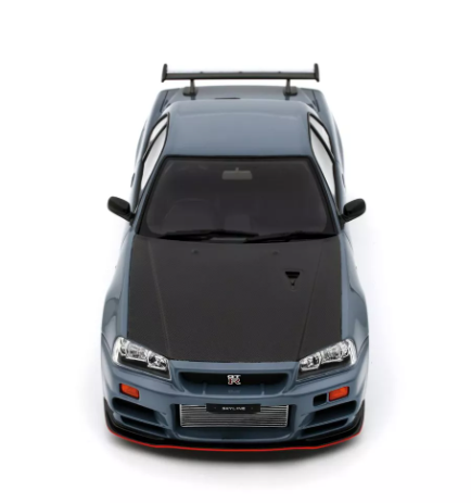 Nissan Skyline GT-R (BNR34) with Body Kit Stealth Grey 2025