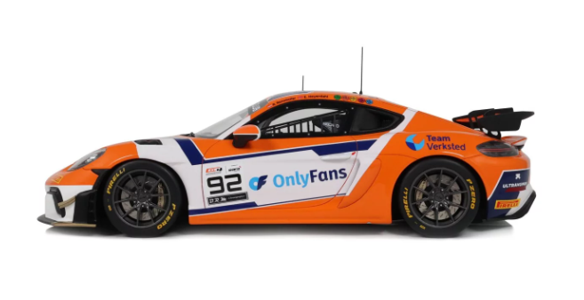 PORSCHE 718 CAYMAN GT4 RS CLUBSPORT E. HEYERDAHL / N. MALOY GT4 EUROPEAN SERIES 2024