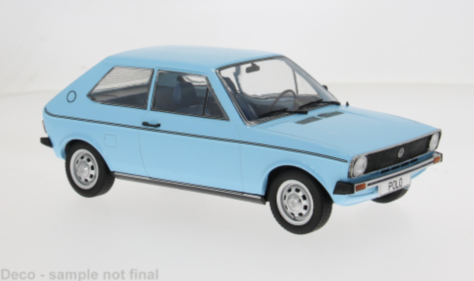 VW Polo I, hellblau, 1975