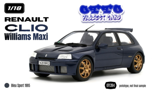 Renault Clio Williams Maxi "Kit Car" Blue Sport 1995