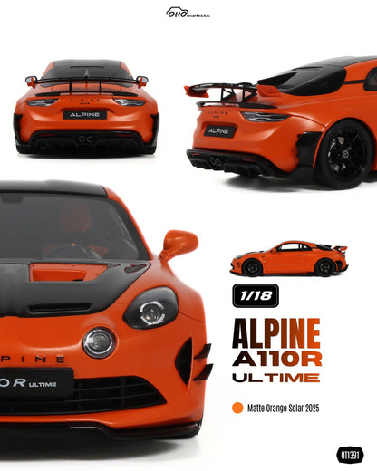 ALPINE A110R ULTIME MATTE ORANGE SOLAR 2025