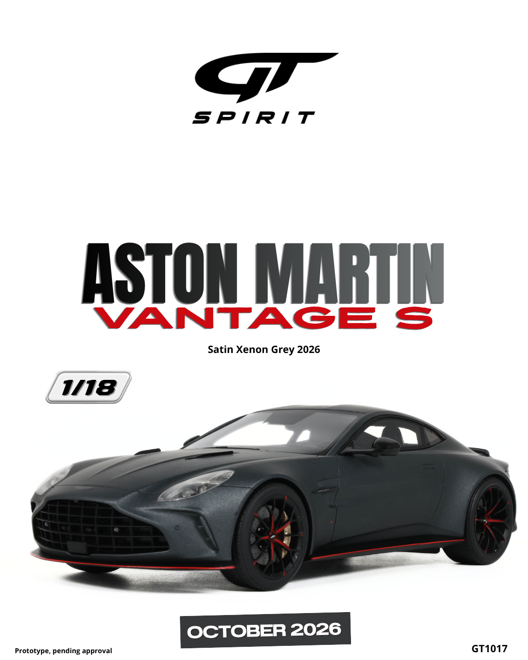 ASTON MARTIN VANTAGE S SATIN XENON GREY 2026