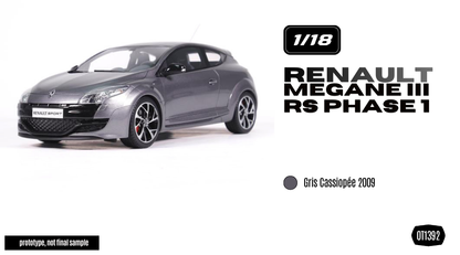Renault Megane III RS Phase 1 - Gris Cassiopée 2009