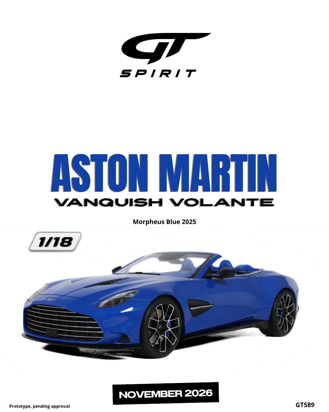 ASTON MARTIN VANQUISH VOLANTE MORPHEUS BLUE 2025