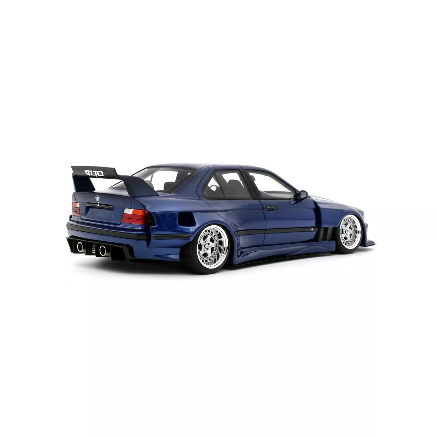 BMW E36 LTO Sedan Turbo Khyzyl Saleem Avus Blue 2023