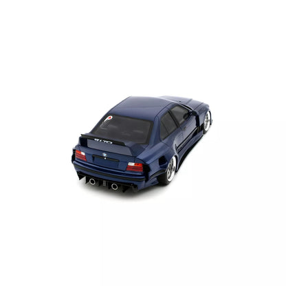 BMW E36 LTO Sedan Turbo Khyzyl Saleem Avus Blue 2023