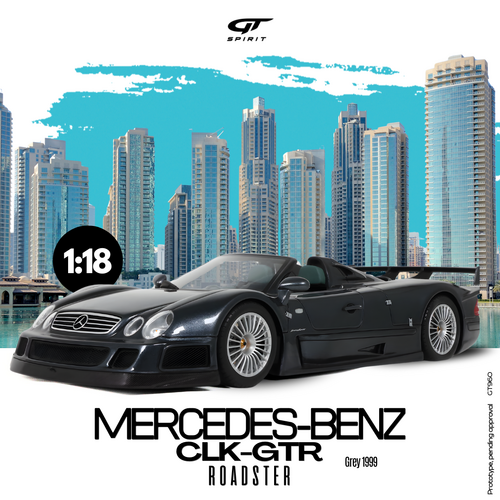 MERCEDES-BENZ CLK-GTR ROADSTER GREY 1999