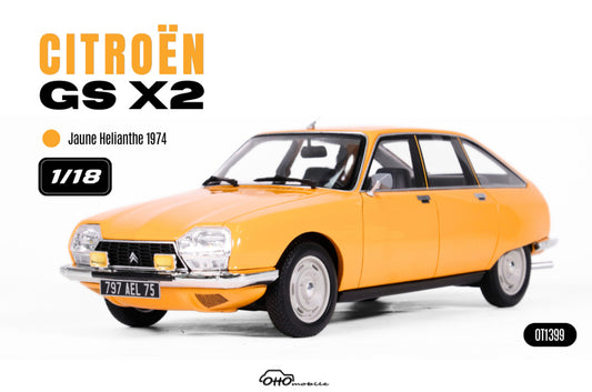 CITROËN GS X2 JAUNE HELIANTHE 1974