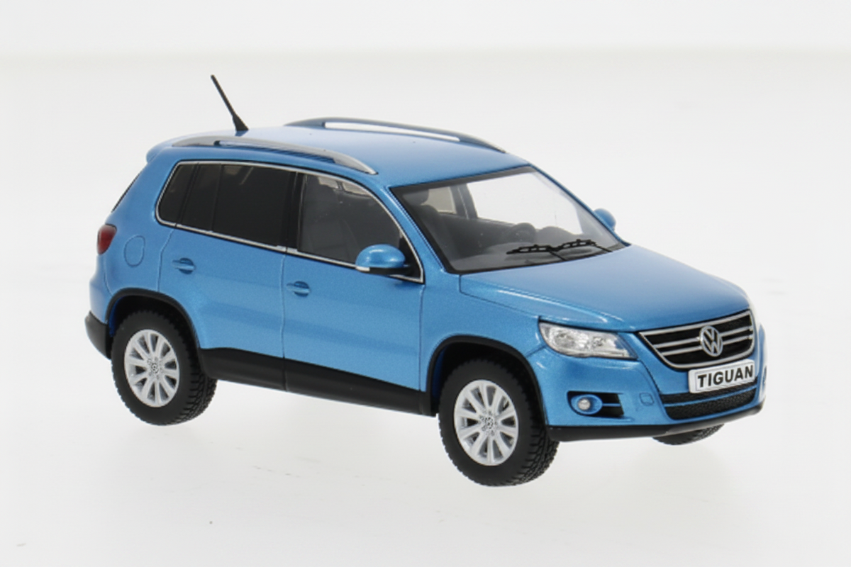 VW Tiguan, blau, 2007