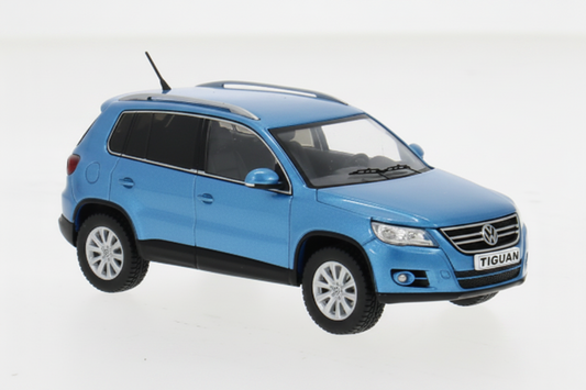 VW Tiguan, blau, 2007