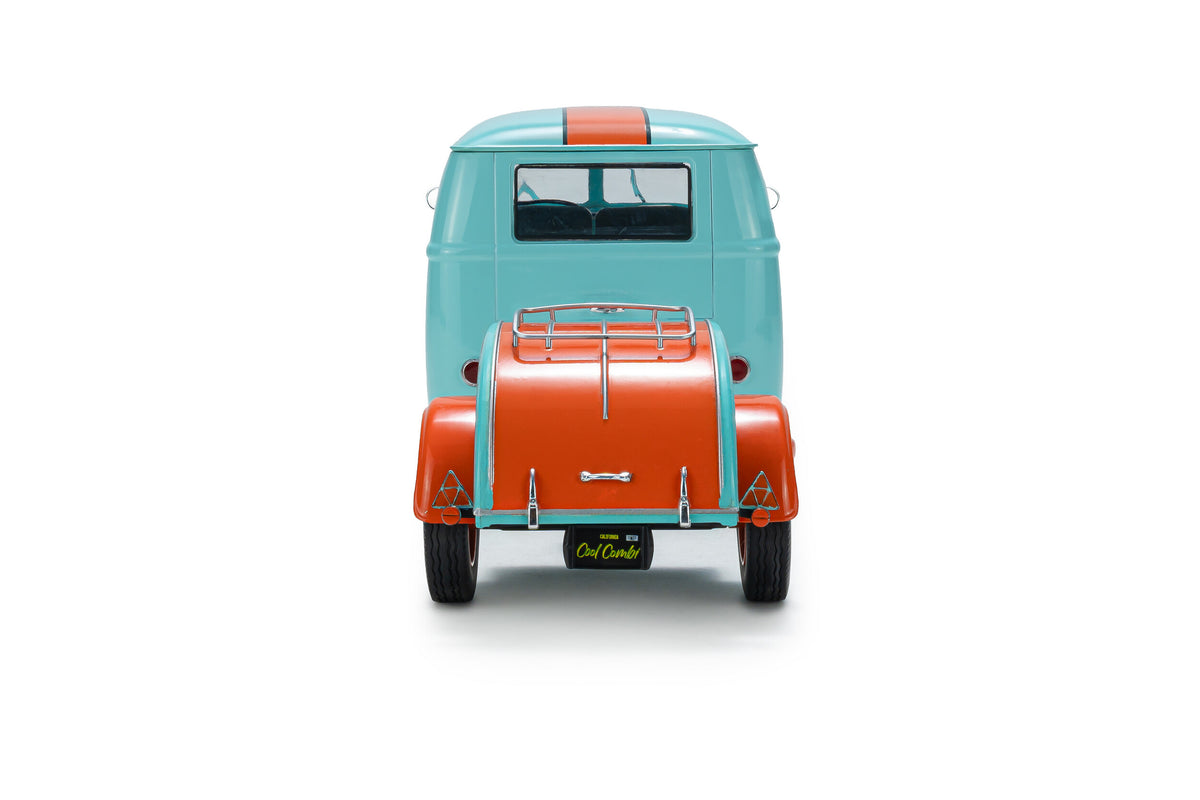 VOLKSWAGEN - T1 VAN KOOL COMBI GULF OIL TRIBUTE 1950 - LIGHT BLUE ORANGE