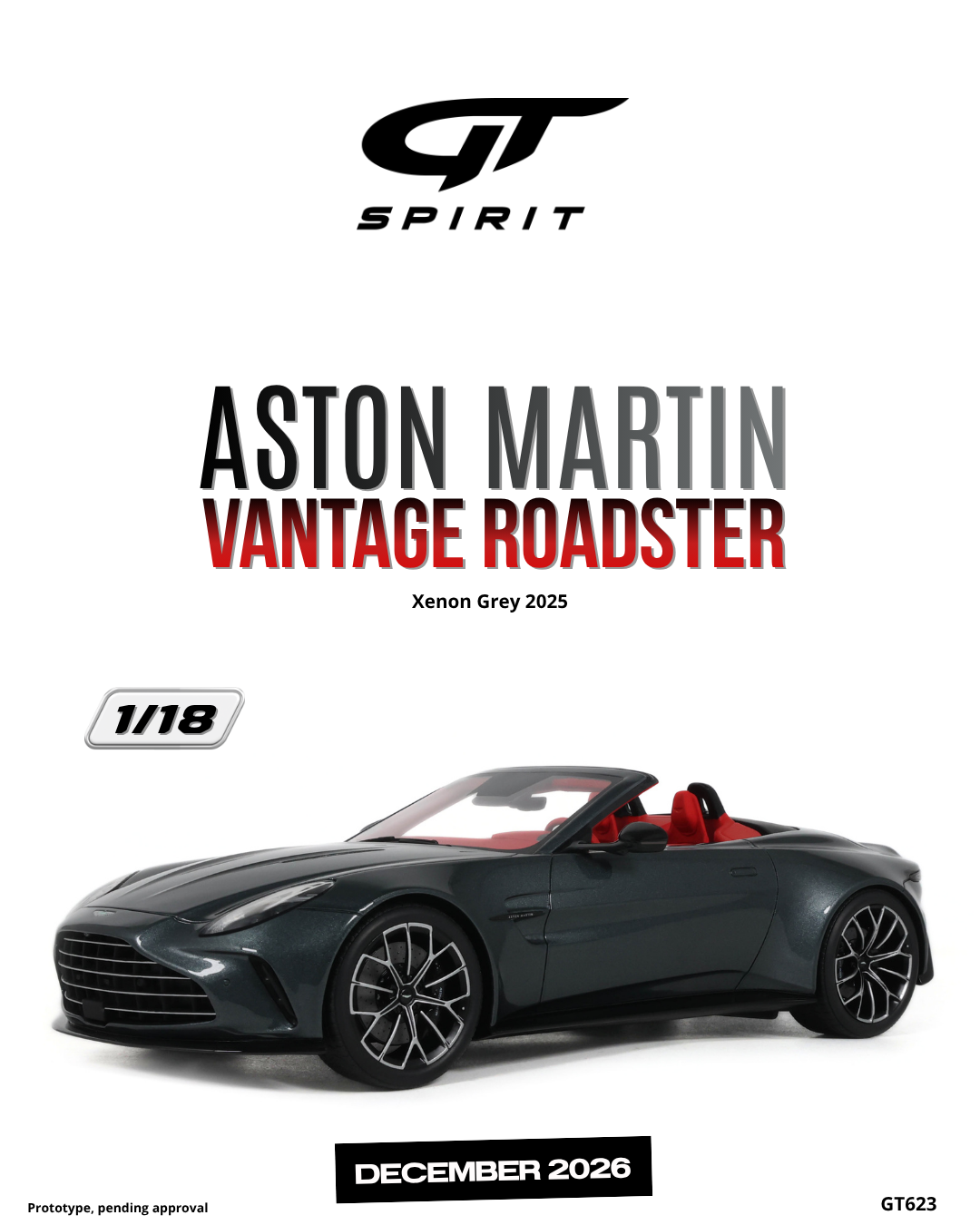 ASTON MARTIN VANTAGE ROADSTER XENON GREY 2025