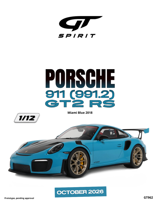 PORSCHE 911 (991.2) GT2 RS MIAMI BLUE 2018