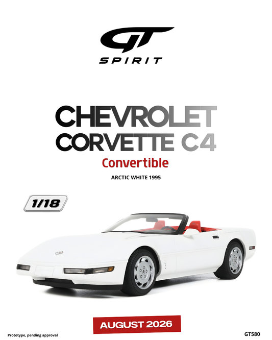 CHEVROLET CORVETTE C4 CONVERTIBLE ARCTIC WHITE 1995