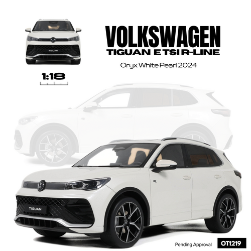 VOLKSWAGEN VW TIGUAN E TSI R-LINE ORYX WHITE PEARL L0K1 2024