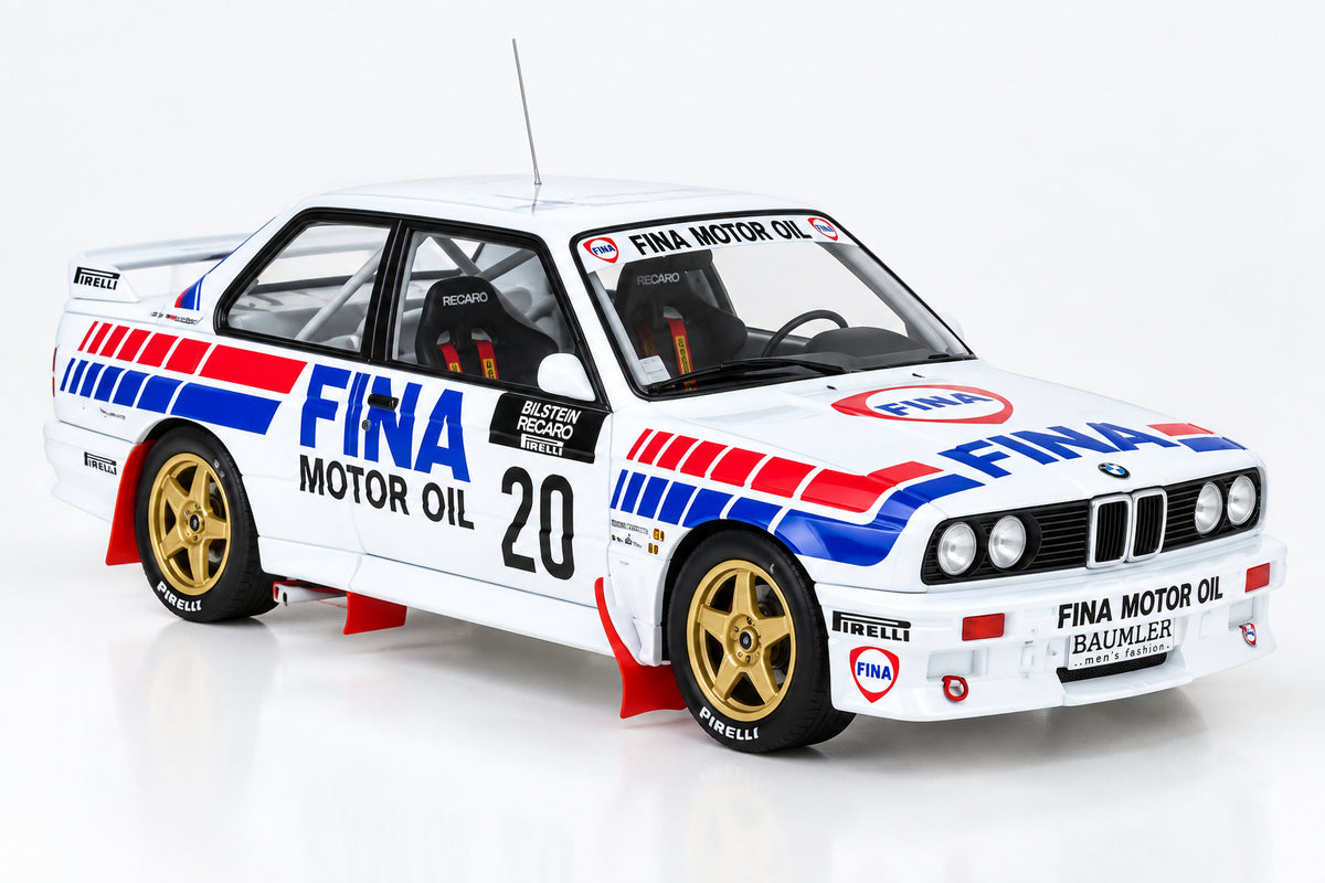 BMW M3 E30, No.20, 1000 Lakes Rally, M.Duez/A.Lopes, 1989