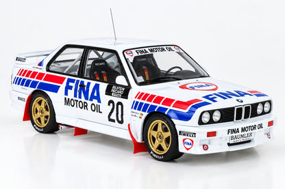 BMW M3 E30, No.20, 1000 Lakes Rally, M.Duez/A.Lopes, 1989