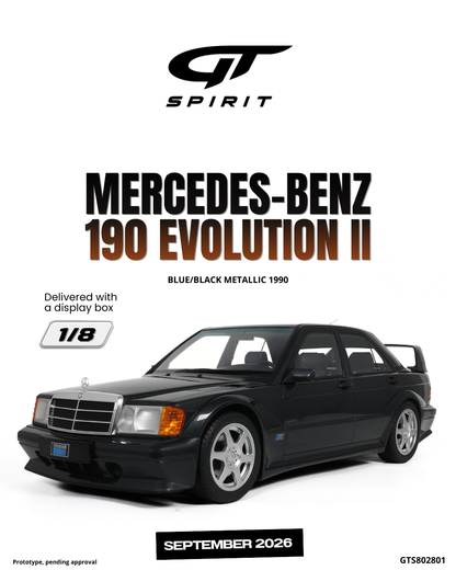 MERCEDES-BENZ 190 EVOLUTION II BLUE/BLACK METALLIC 1990