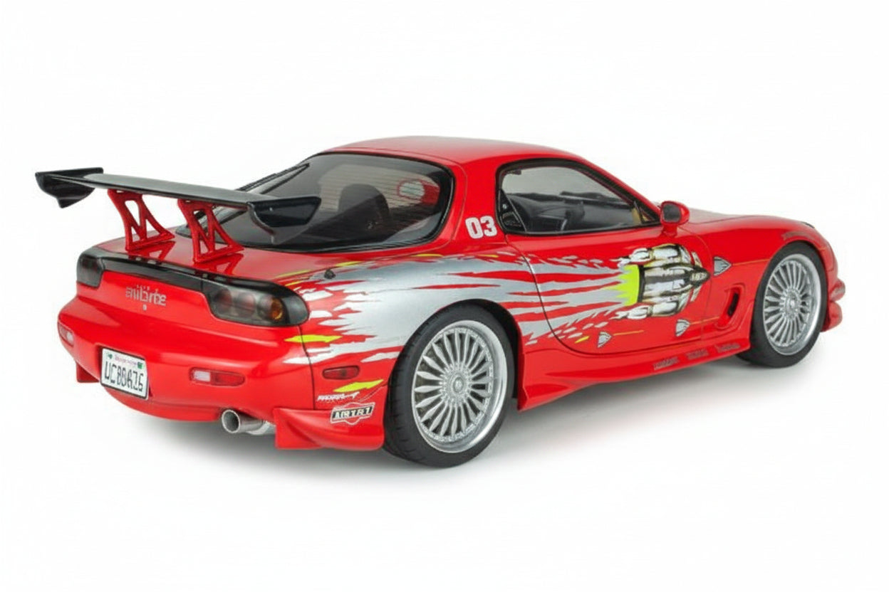 MAZDA - DOM'S RX-7 (FD3RS) COUPE 2001 - DOMINIC TORETTO - FAST & FURIOUS - RED SILVER