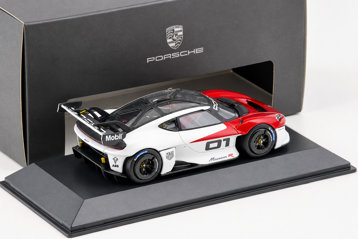 Porsche Mission R #01 Modellauto im Maßstab 1:43, Ansicht 2