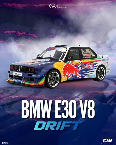 BMW Red Bull E30 V8 - Drift