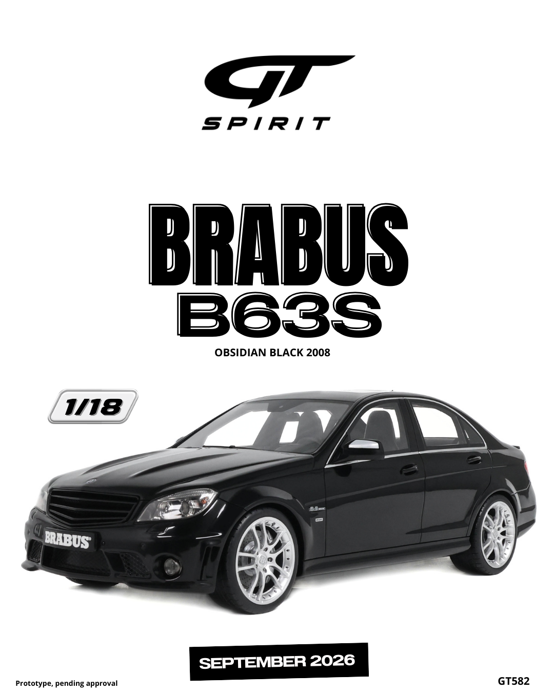 BRABUS B63S OBSIDIAN BLACK 2008